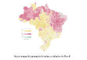 Veja o mapa de apuração de todas as cidades do Brasil 