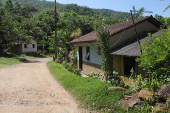 Comunidade quilombola no Morro do Fortunato, localizado no bairro Macacu, em Garopaba (SC)