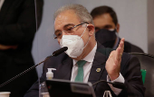 Ministro da Saúde, Marcelo Queiroga, presta depoimento à CPI da Covid