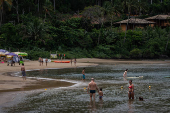 Praia do Sino, em Ilhabela, no litoral paulista
