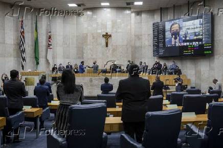 Cerimônia de posse dos 55 vereadores e do prefeito de SP, Bruno Covas