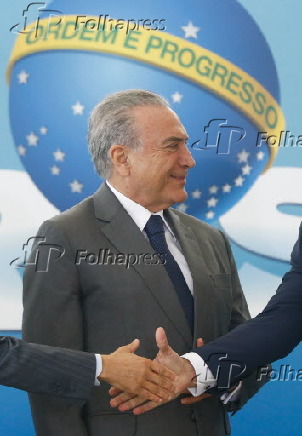 Folhapress - Fotos - Michel Temer Na Assinatura Da Portaria Conjunta ...